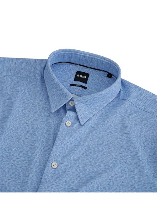 Stretch jersey shirt with melange effect BOSS | 50533574 P-ROAN-KENT-C1-233.450